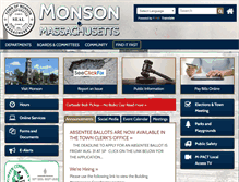 Tablet Screenshot of monson-ma.gov